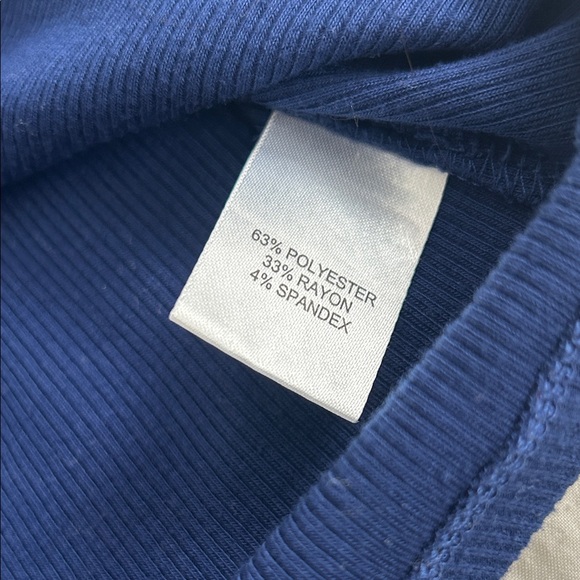 Copper Key Navy Ribbed Top - Picture 3 of 3